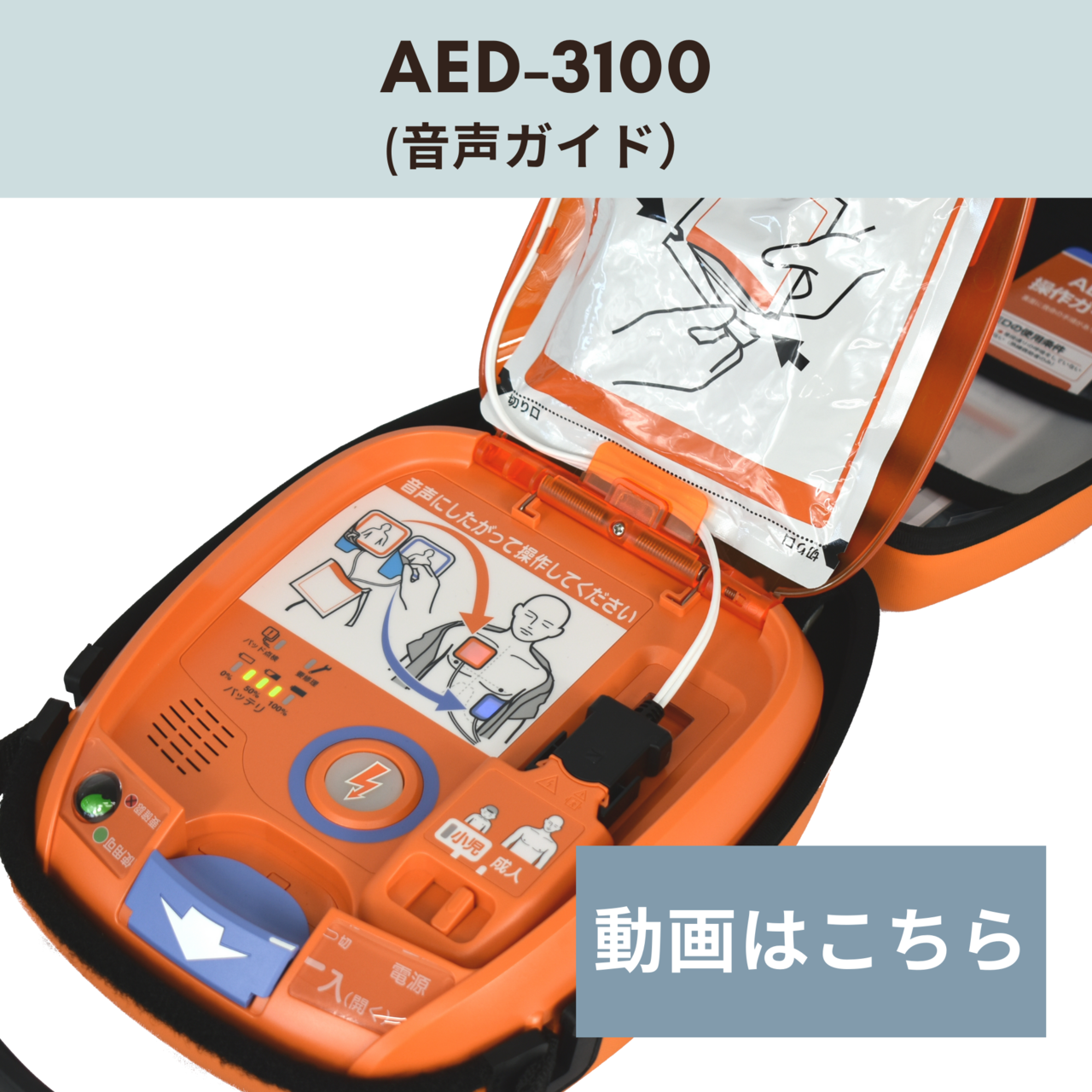 AED-3100の動画説明