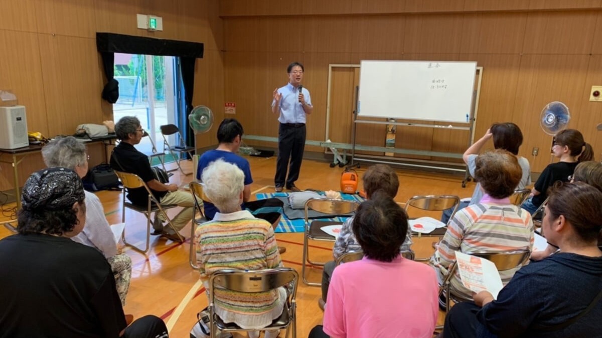 AED講習会のようす
